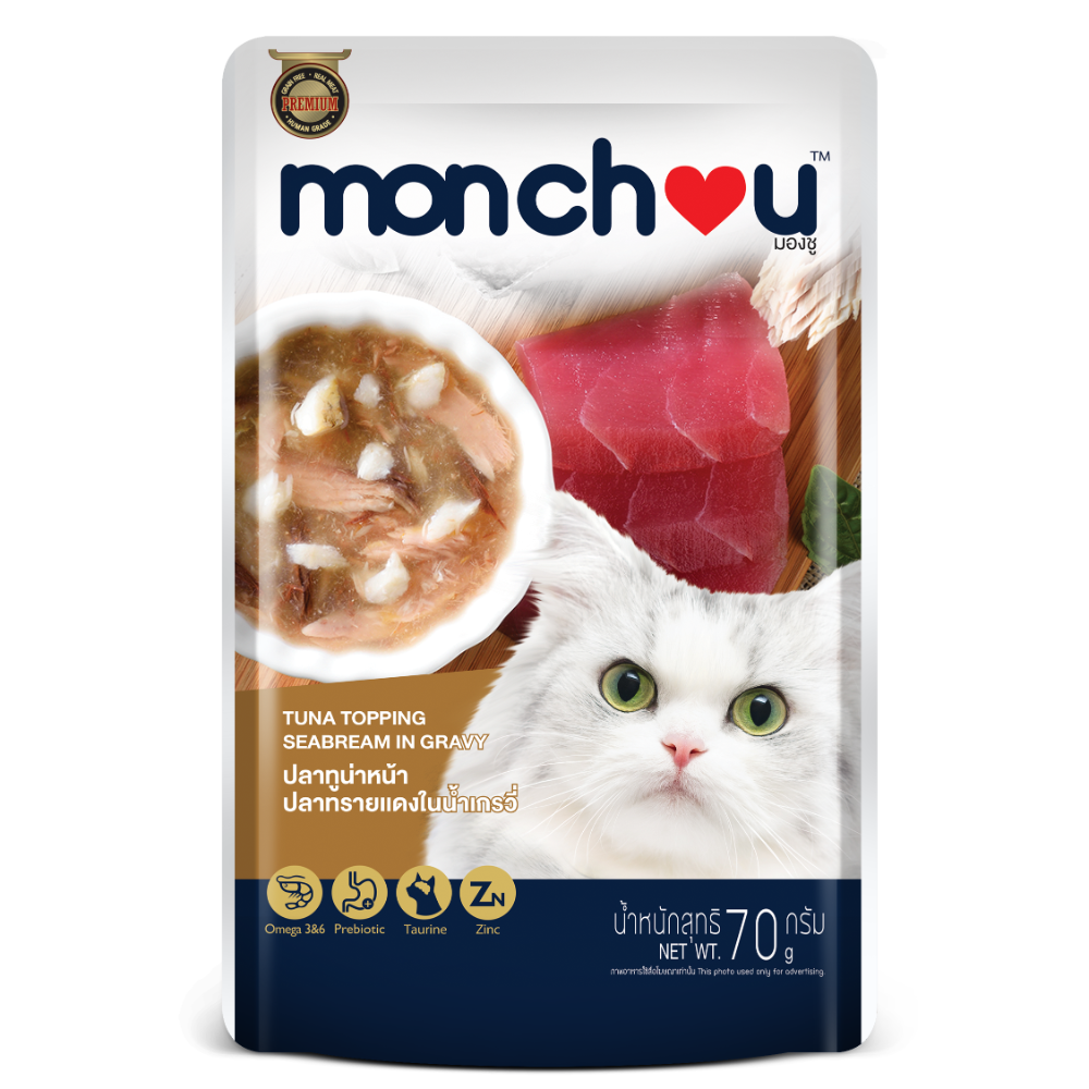 貓奴小舖 Maonu Shop🐈 萌啾monchou 真肉煲「綜合口味賣場」貓餐包 貓補水 肉絲 無穀 全齡-規格圖6