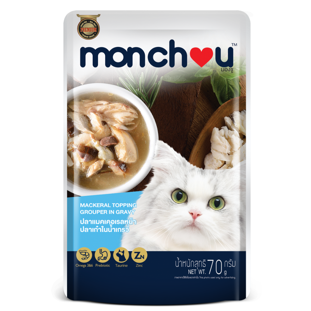 貓奴小舖 Maonu Shop🐈 萌啾monchou 真肉煲「綜合口味賣場」貓餐包 貓補水 肉絲 無穀 全齡-規格圖6