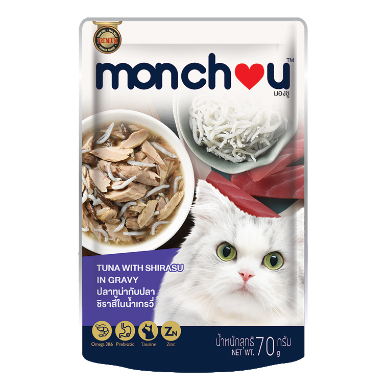貓奴小舖 Maonu Shop🐈 萌啾monchou 真肉煲「綜合口味賣場」貓餐包 貓補水 肉絲 無穀 全齡-規格圖6