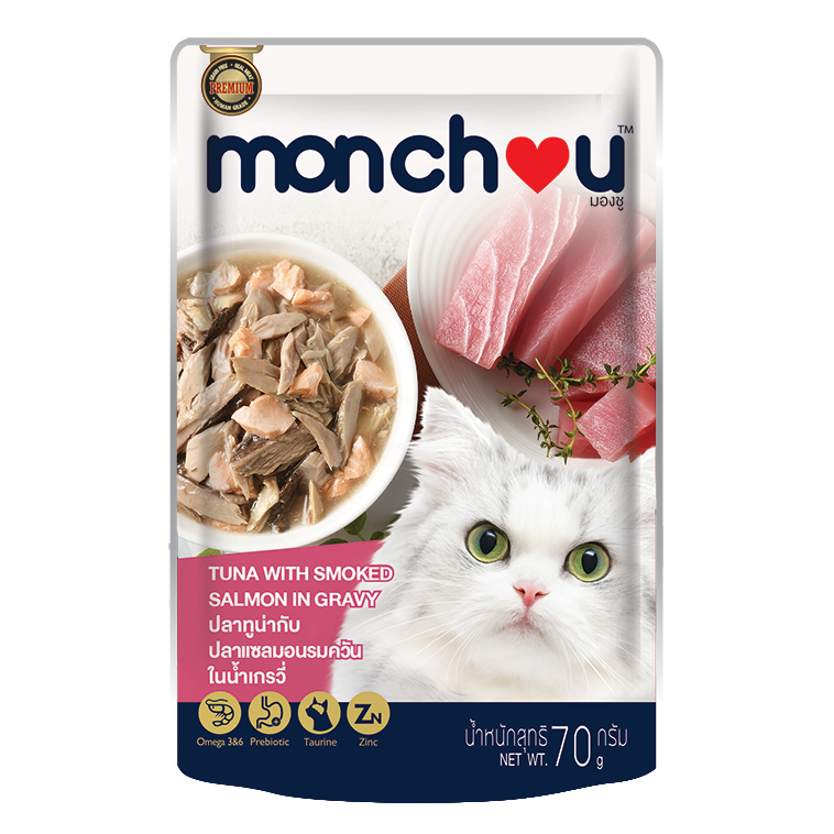 貓奴小舖 Maonu Shop🐈 萌啾monchou 真肉煲「綜合口味賣場」貓餐包 貓補水 肉絲 無穀 全齡-規格圖6