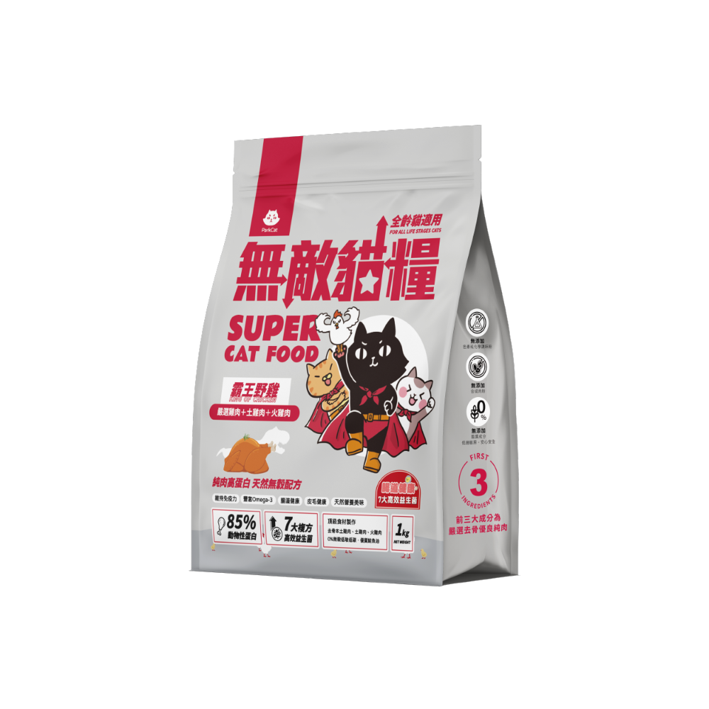 貓奴小舖Maonu Shop🐈 ParkCat 無敵貓糧 霸王野雞 貓飼料 貓樂園 雞肉 貓主食-規格圖5