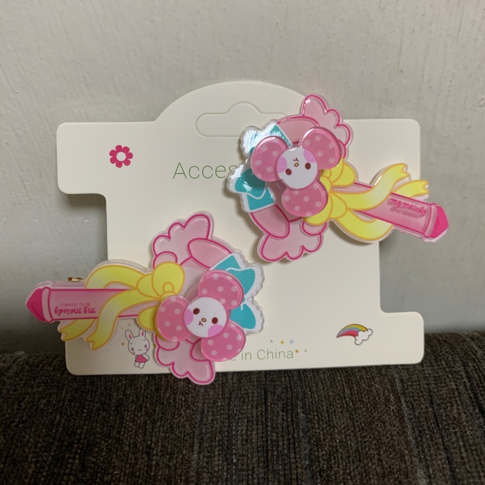 三麗鷗壓夾 巴拉拉小魔仙壓夾 風車壓夾 三麗鷗仙女棒壓夾-規格圖6