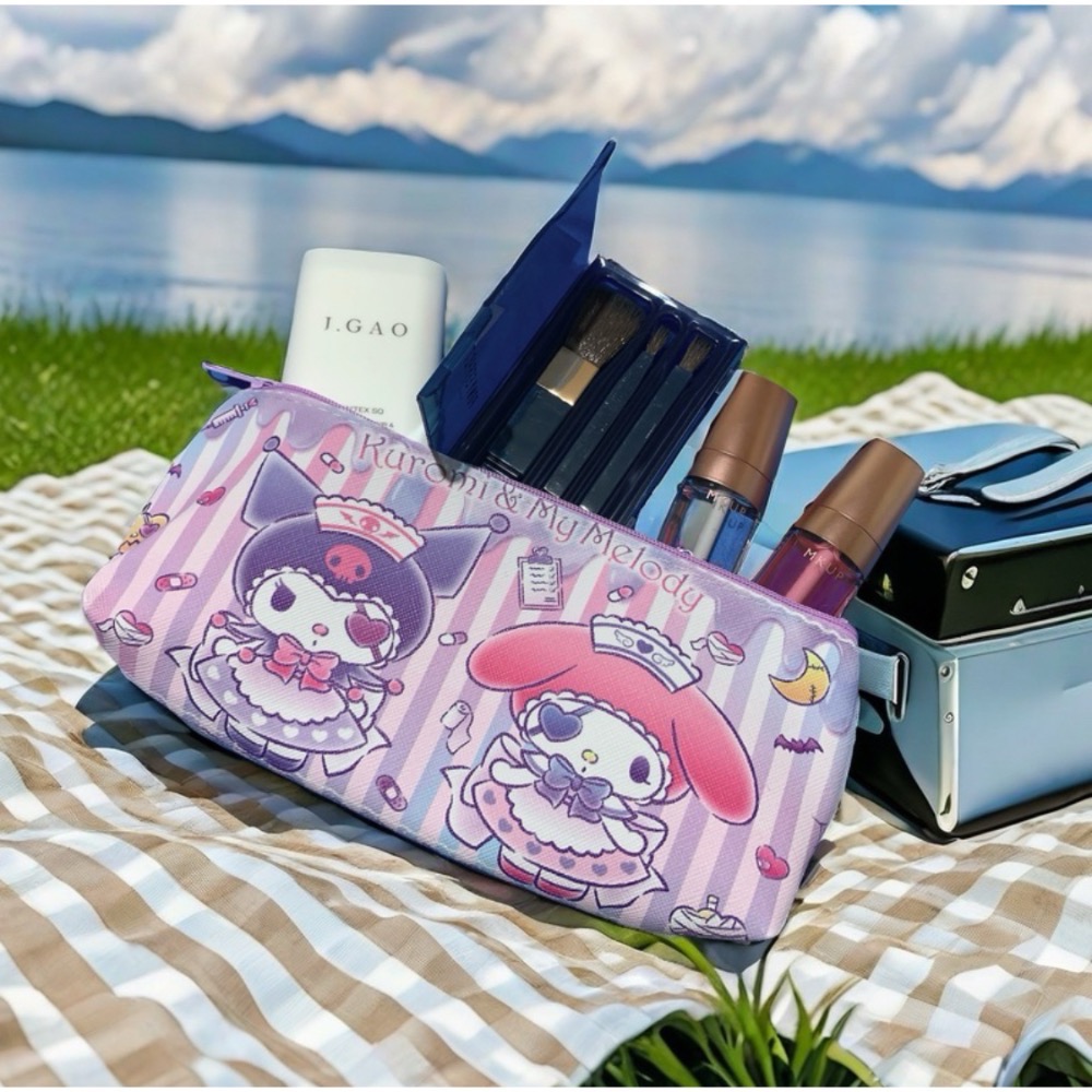 三麗歐PU可愛文具袋化妝包收納包-細節圖5