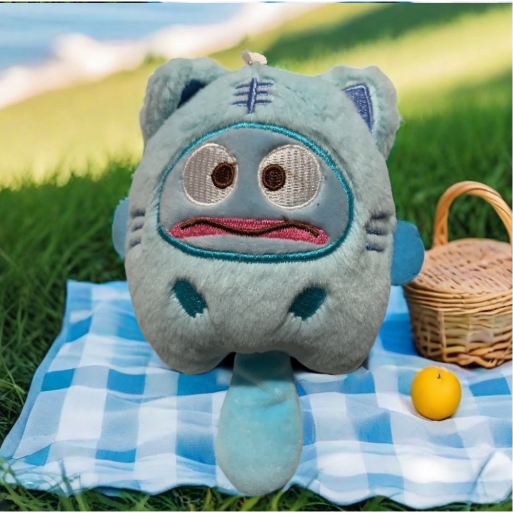 三麗鷗絨毛變裝娃娃可愛長尾巴鑰匙圈小吊飾-細節圖6