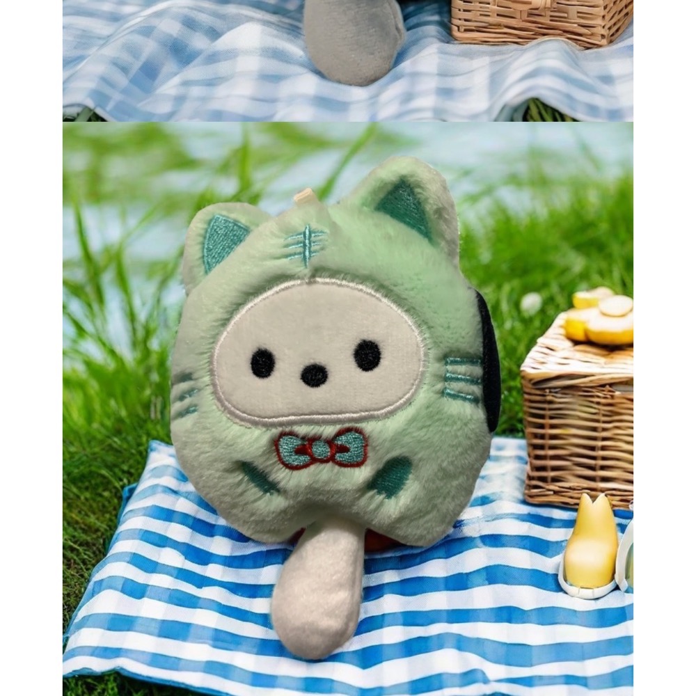 三麗鷗絨毛變裝娃娃可愛長尾巴鑰匙圈小吊飾-規格圖10