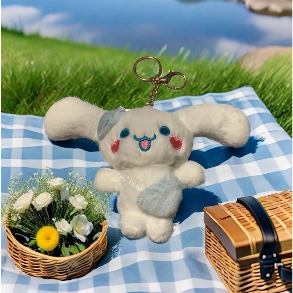 三麗鷗絨毛變裝娃娃可愛長尾巴鑰匙圈小吊飾-規格圖10