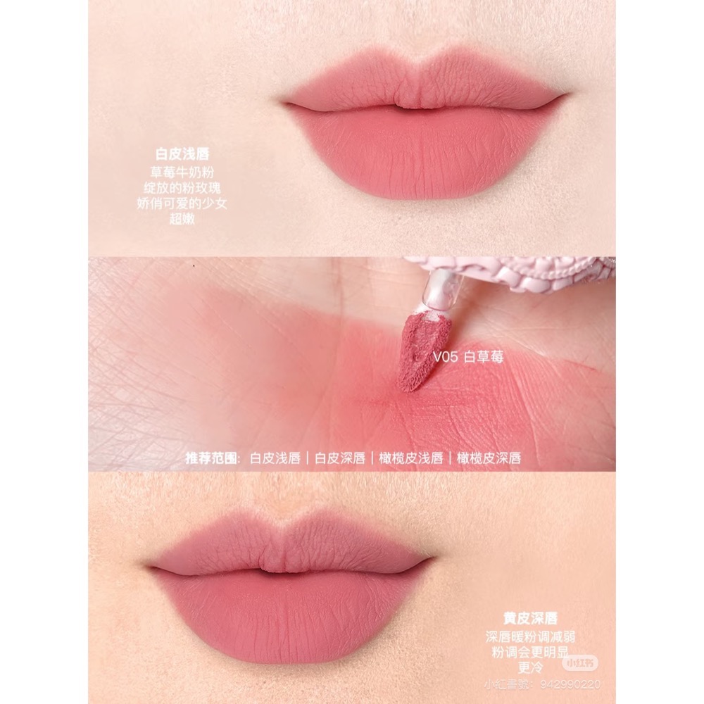 花知曉草莓邱比特系列ꨄ蛋糕唇霜-規格圖9