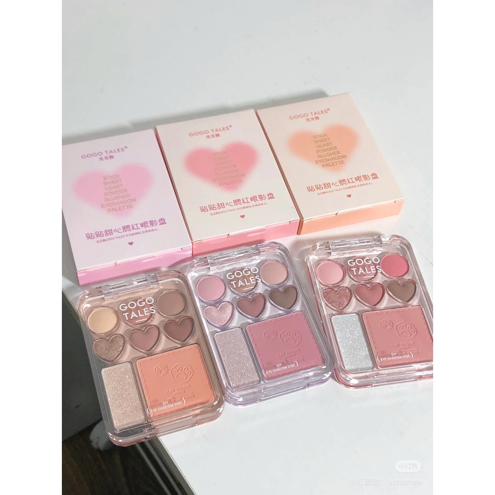 戈戈舞甜心腮紅眼影盤-細節圖3