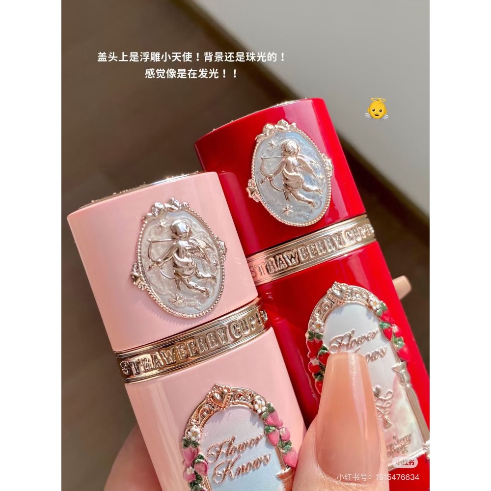 花知曉草莓邱比特系列ღ液體腮紅-細節圖3