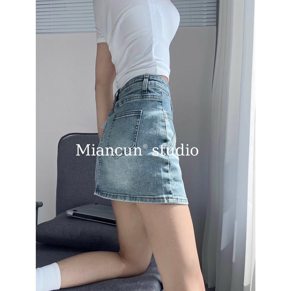 🍒牛仔短裙-細節圖2