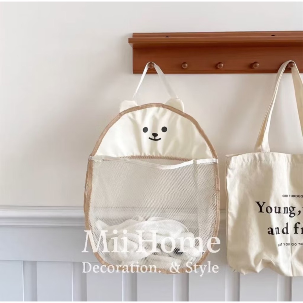 🍒小熊洗衣籃（要掛著的）-細節圖2