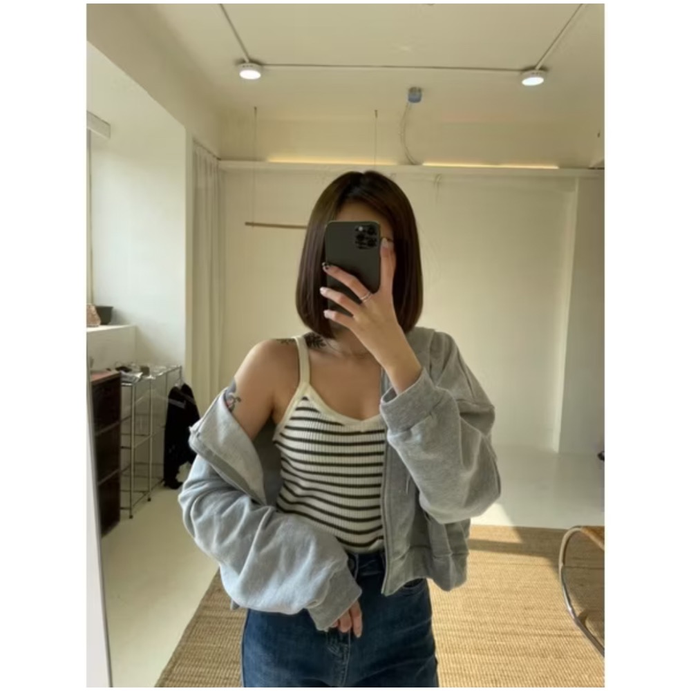 🍒湯湯家 鋪棉短版連帽外套-細節圖4