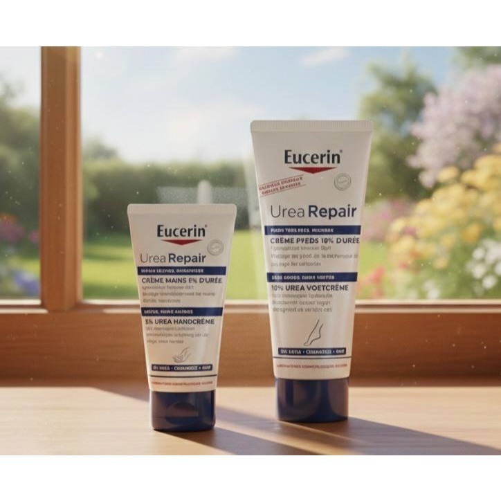 〔歐美精選，line官方帳號@eurobuy〕Eucerin 伊思妮尿素修護5%護手霜/尿素修護潤膚霜400ml-細節圖2