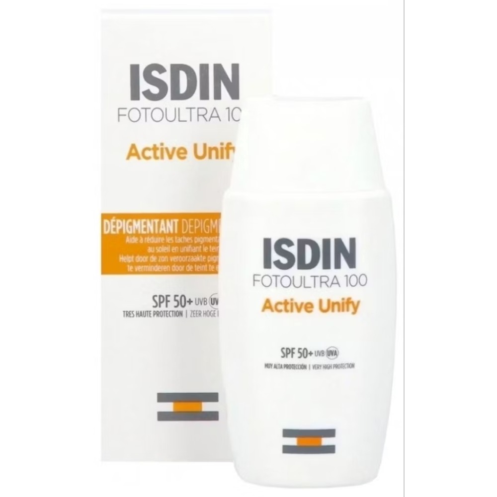 開立發票）27/12🇪🇦西班牙ISDIN FotoUltra 100 Active Unify淡斑防曬乳spf50-細節圖3