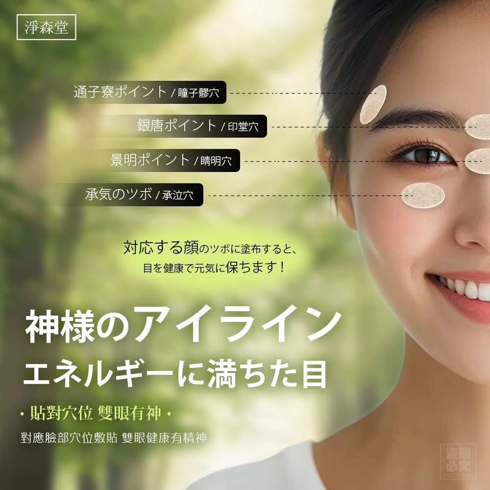 KS291 淨森堂 眼部經絡舒緩貼-細節圖2