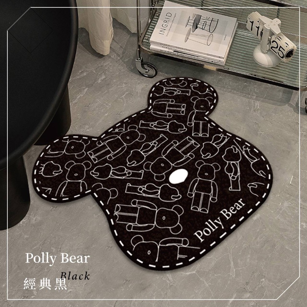 KS283 Polly Bear 造型地墊(遇缺隨機）-細節圖5