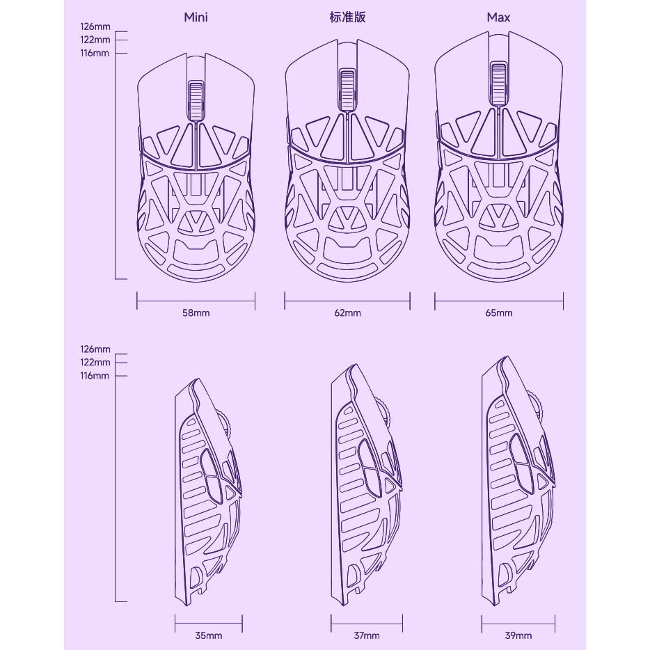 WLmouse 萬靈花獸 Beast X mini Pro-細節圖7