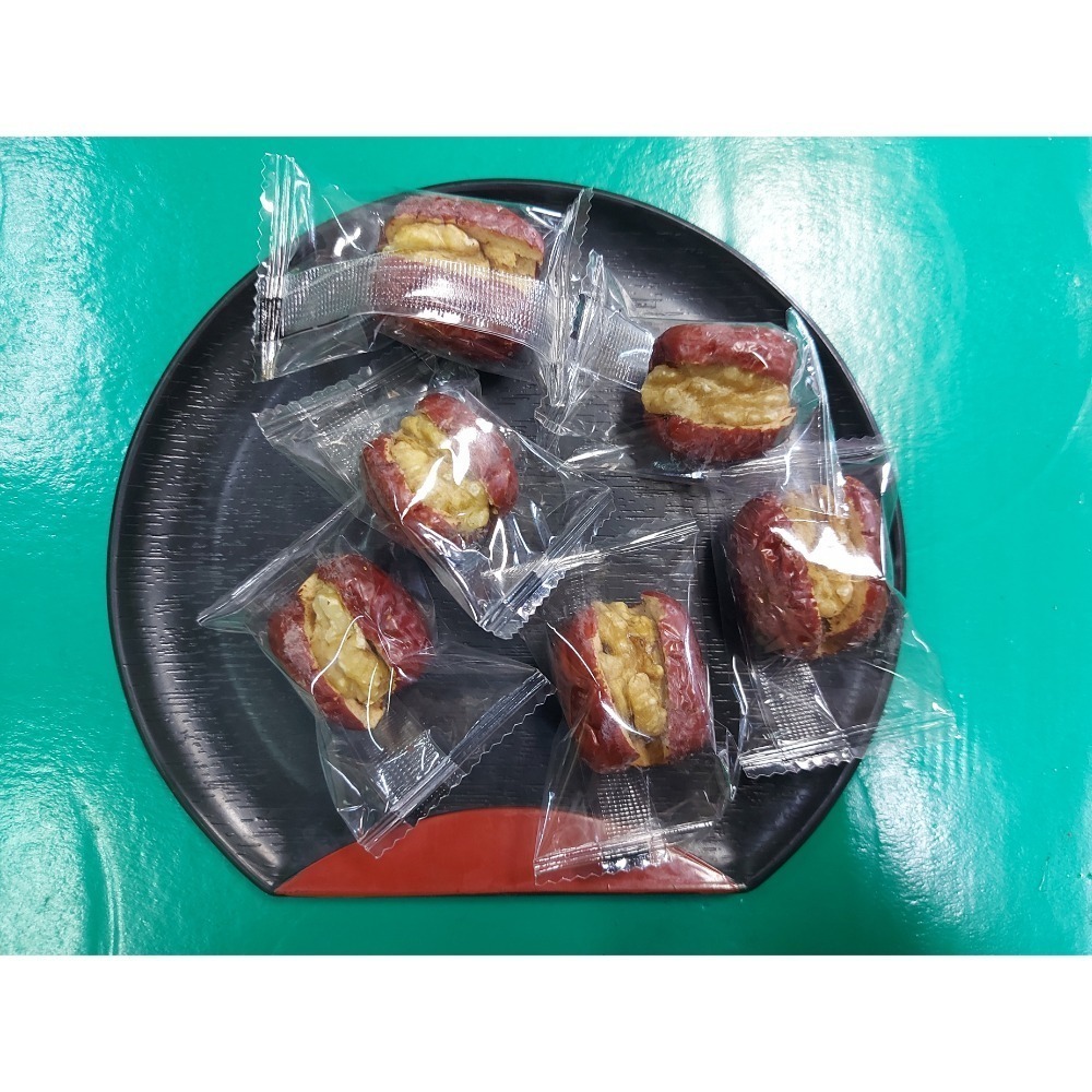 【附發票】 即食品 紅棗夾核桃 300g 即食品 好吃又養生 養身食品 獨立小包裝-細節圖4