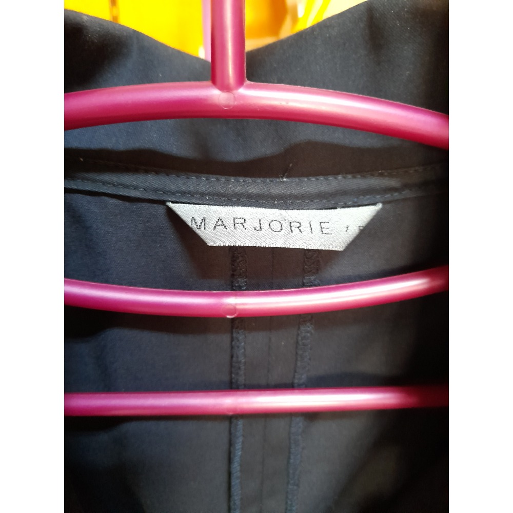 Marjorie  瑪裘瑞 瑪家 深藍襯衫洋裝 風衣-細節圖4