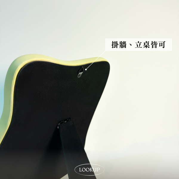 { ʟᴏᴏᴋ } 不規則藝術鏡｜2款 現貨 桌上鏡 掛鏡 立鏡 造型鏡子 居家擺飾 拍攝道具 波浪鏡 立體鏡 氛圍裝飾-細節圖3