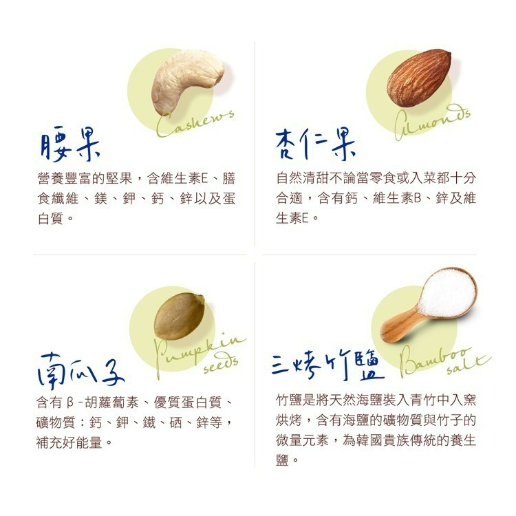 【紅布朗】鹽烤3色堅果禮盒 (25gX21包) 堅果隨手包 送禮推薦 中秋 年節 春節 過年 新年 新春-細節圖5