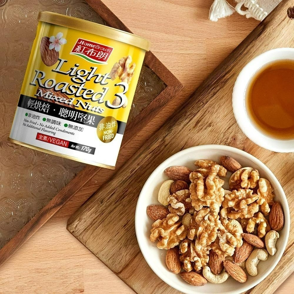 【紅布朗】果真純味堅果禮盒(蔓越莓乾+頂級生機果仁+聰明堅果)-細節圖5