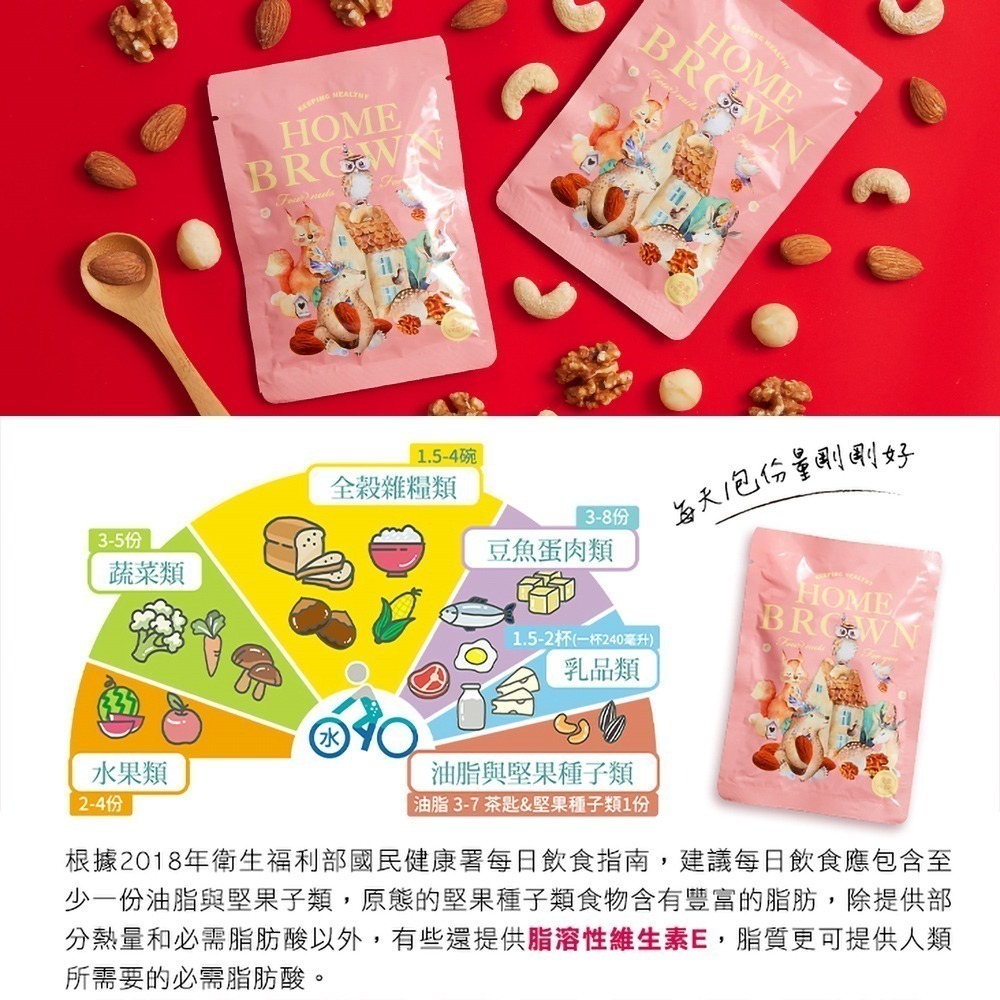 【紅布朗】真心堅果隨手包 (25g*12包) 堅果禮盒 送禮推薦 中秋 年節 春節 過年 新年 新春-細節圖6