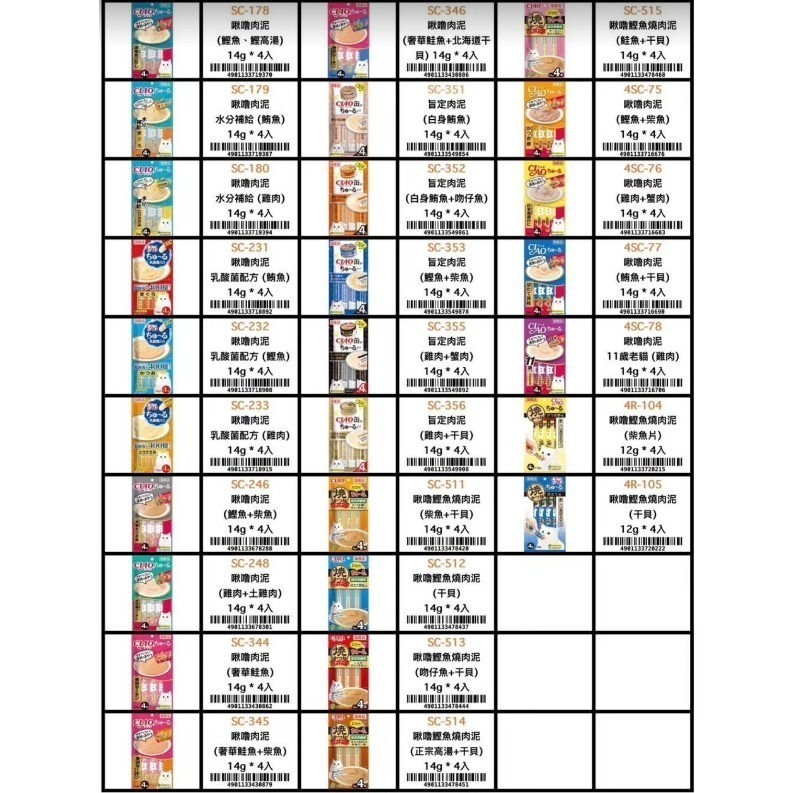CIAO啾嚕肉泥14g*4入/包-細節圖2