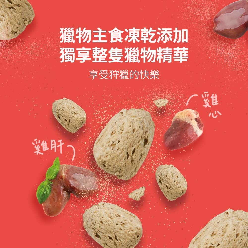 耐吉斯 凍乾填心無穀飼料/凍乾多拼無穀飼料 350g-細節圖2