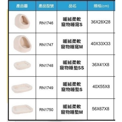 冬季暖絨柔軟寵物睡窩/睡墊 純白系~~~~ 夢幻軟家具-細節圖5