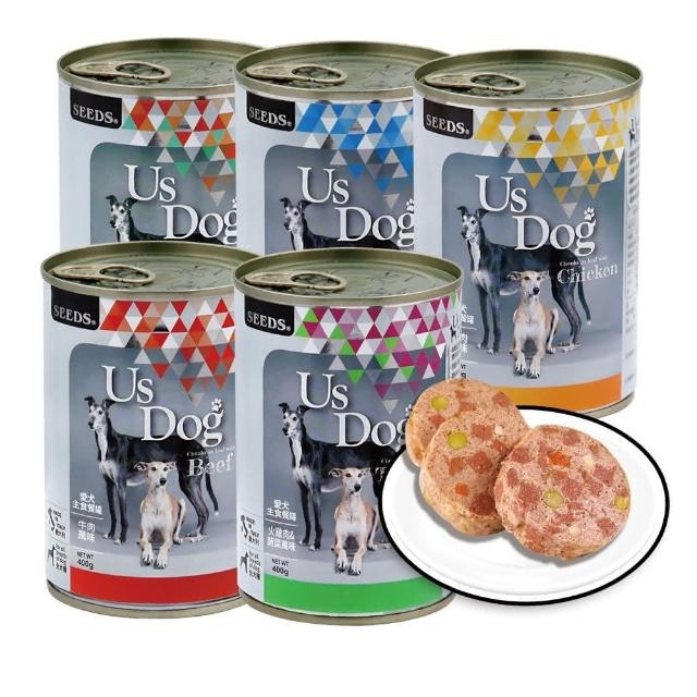 Seeds 聖萊西Us Dog 愛犬主食餐罐 400g (主食罐 狗罐頭 全齡罐) 22入-細節圖2