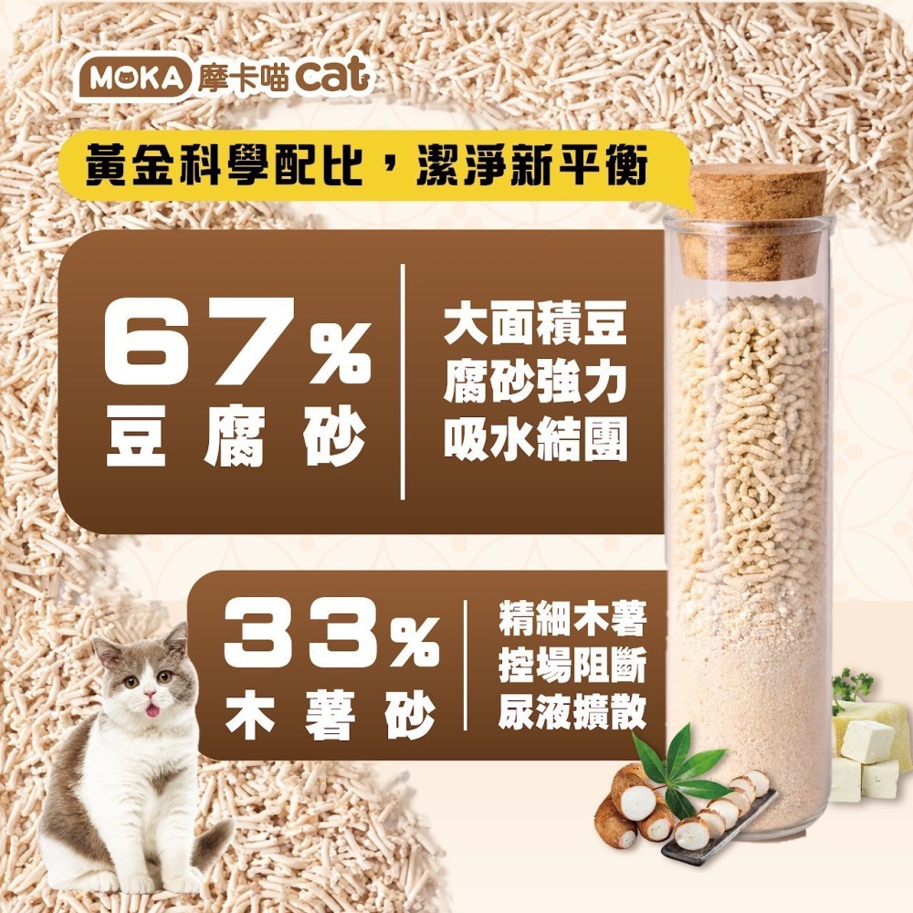 新品moka貓砂  2.6kg-細節圖8