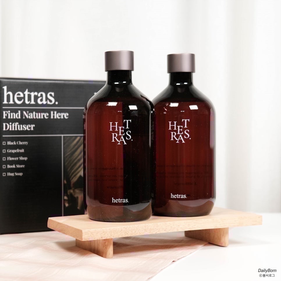 《現貨》🇰🇷 韓國最夯頂級香氛品牌❤️ 韓國Hetras.飯店療癒極致擴香500ml x 2(單盒)-細節圖4