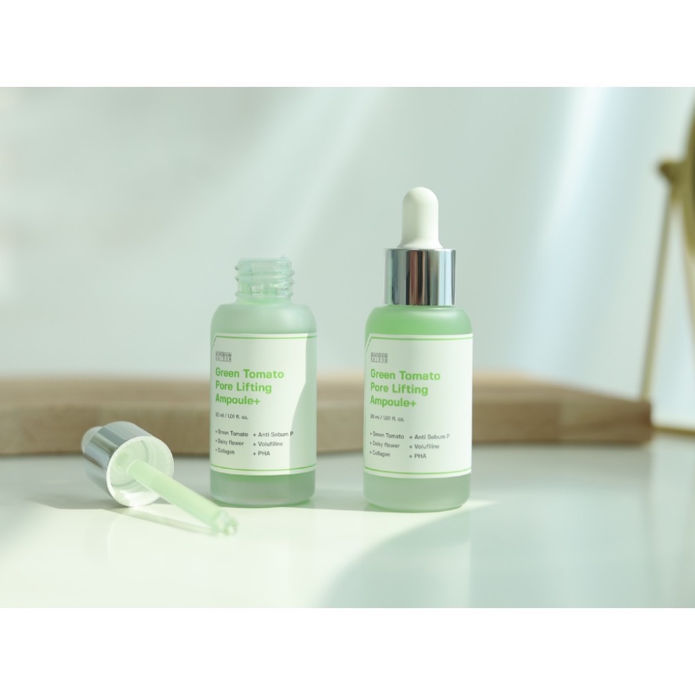 《現貨》韓國SUNGBOON EDITOR綠番茄緊緻毛孔安瓶精華1+1套組(單盒)-細節圖3