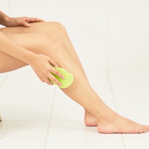 現貨 超好用 韓國AKEI 爆屑角質橡皮擦搓澡海綿 身體 去角質-細節圖2