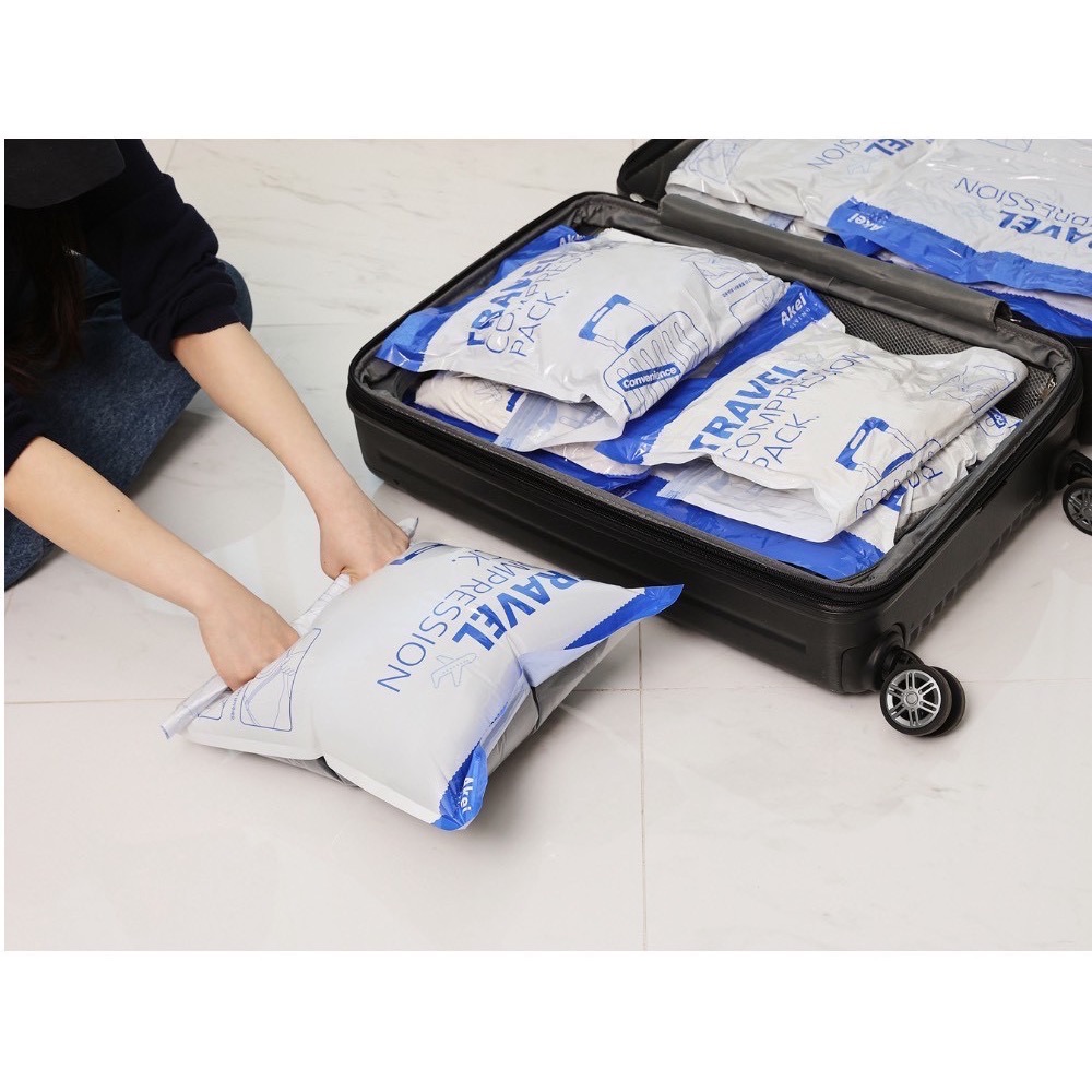 韓國AKEI 30秒瞬壓王超壓縮手捲旅行壓縮袋-細節圖2