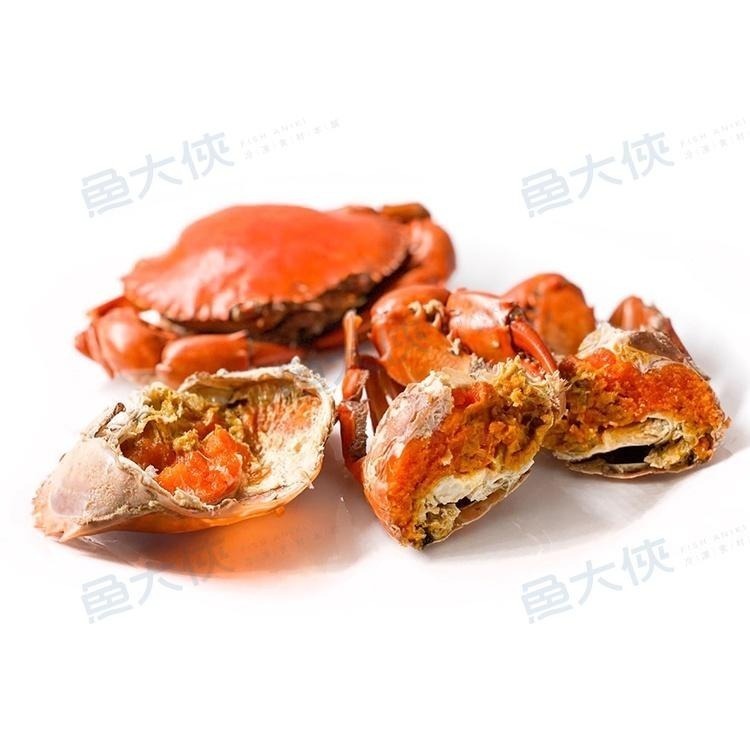 緬甸-熟凍紅蟳蟹(125~150g規格/隻)-1E7B【魚大俠】SP130-細節圖4