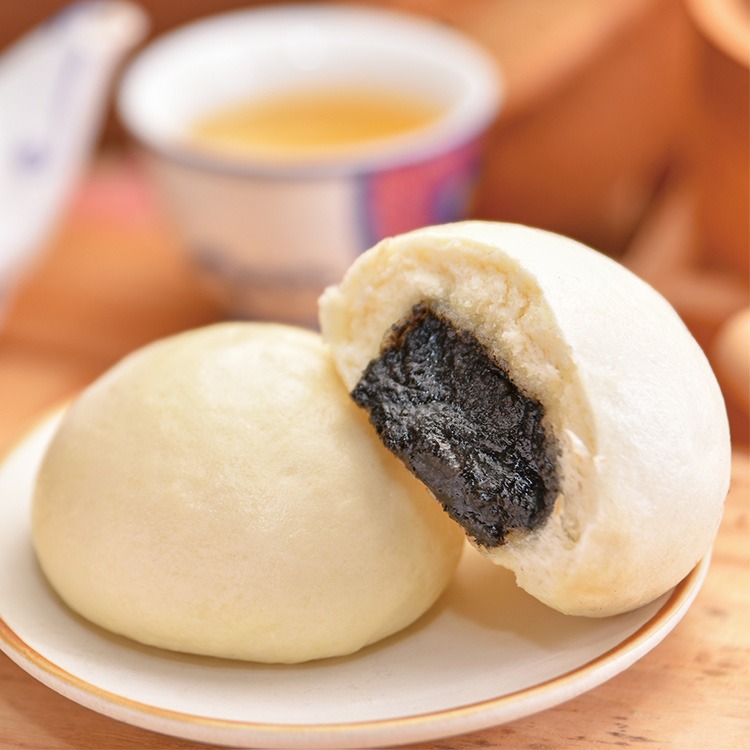 晶鈺-爆漿芝麻包子(6顆/360g/包)#全素-2D3B【魚大俠】FF773-細節圖2