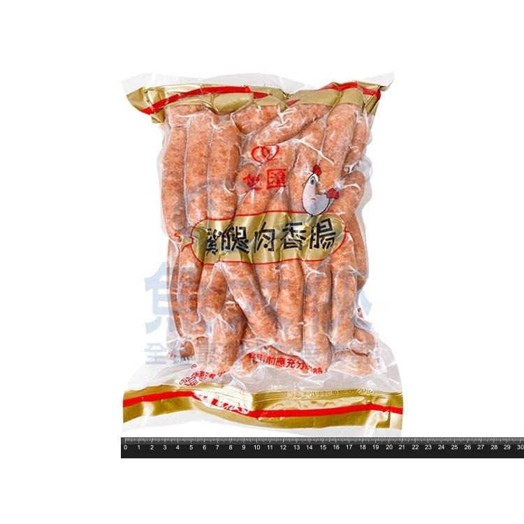 雙匯-雞腿肉香腸(1kg/包)#碎骨注意-2F6B【魚大俠】FF698-細節圖2