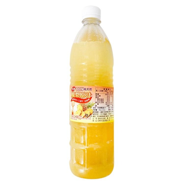 鳳梨原汁(750±20cc/瓶)#鳳梨汁-1A2B【魚大俠】AR087-細節圖2