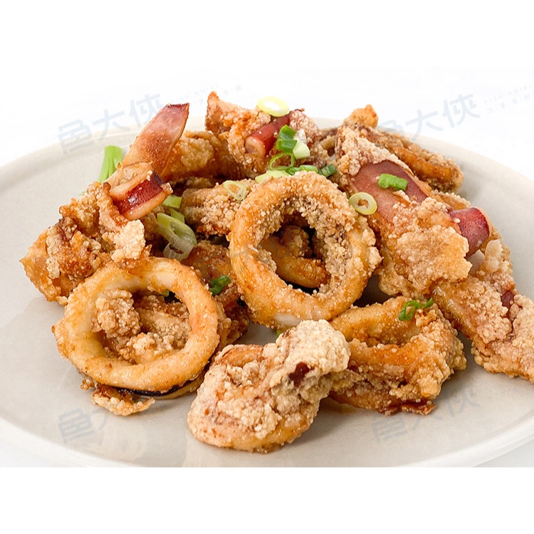 海揚 滿滿-酥脆魷魚圈(300g/包)#魷魚-1F6B【魚大俠】FF553-細節圖3