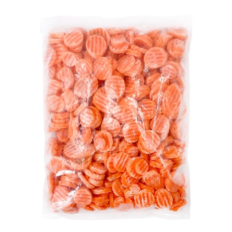 熟凍-紅蘿蔔片(1kg/包)#波浪片-1I4A【魚大俠】AR086-細節圖2