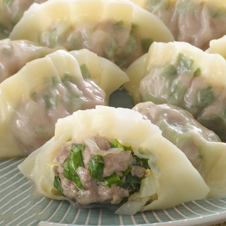 禎祥-豬肉韭菜-熟水餃(約100粒/1.7kg/包)#韭菜-2A5A【魚大俠】FF584-細節圖2