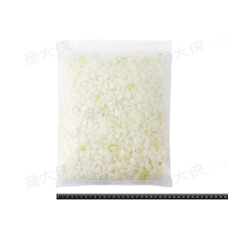 特選-冷凍生洋蔥丁(1kg/包)#丁丁丁-1I3A【魚大俠】AR085-細節圖3