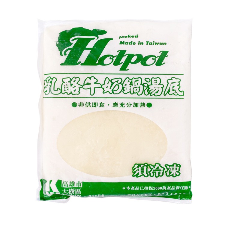 乳酪牛奶鍋-湯底包(180g/包)-1B2A【魚大俠】FF558-細節圖2