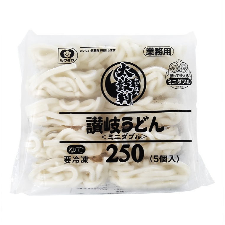 太鼓判-讚岐烏龍麵(5片/1.25kg/包)#日本原裝250-1C2A【魚大俠】FF185-細節圖2