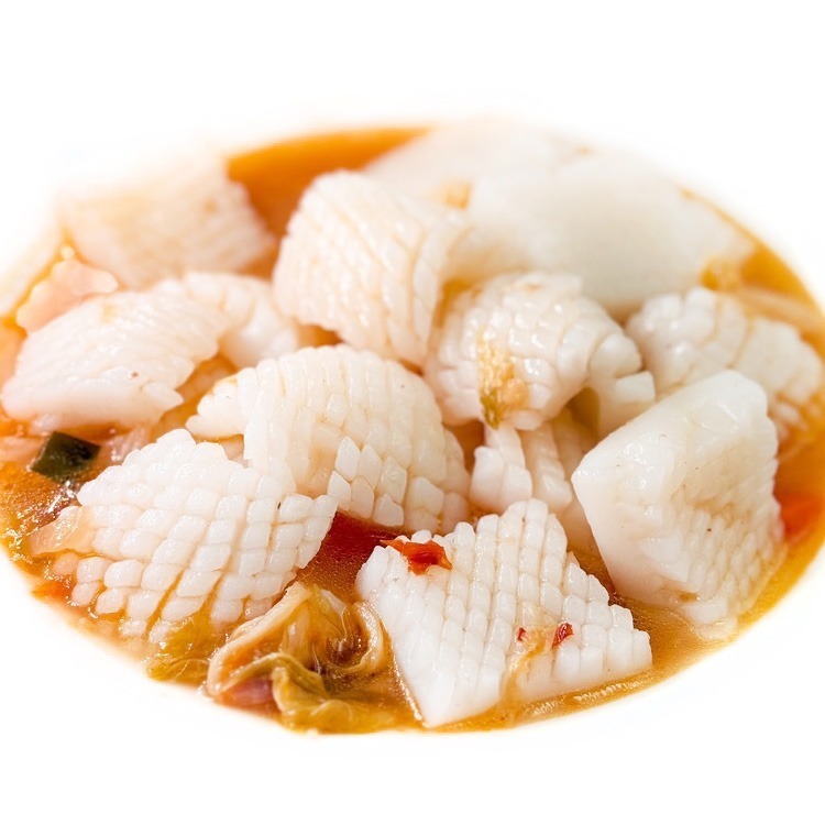 刻花魷魚(包冰50%/1kg/包)-1G3A【魚大俠】SD031-細節圖2