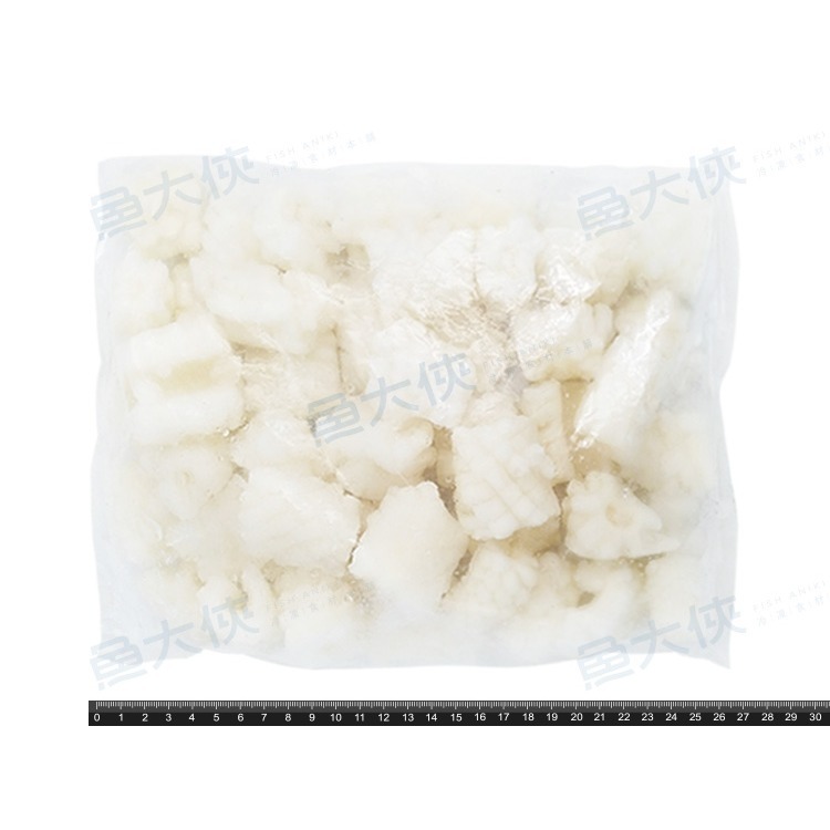 刻花魷魚(包冰50%/1kg/包)-1G3A【魚大俠】SD031-細節圖5