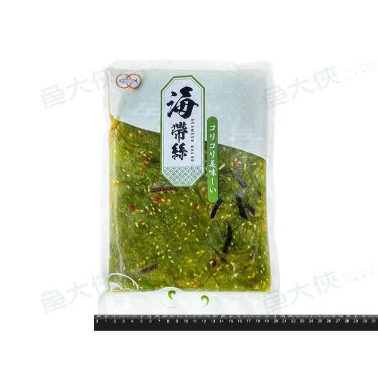 億鄉-美味海帶絲(1kg/包)#全素#裙帶梗絲#綠-1E3B【魚大俠】FF056-細節圖3