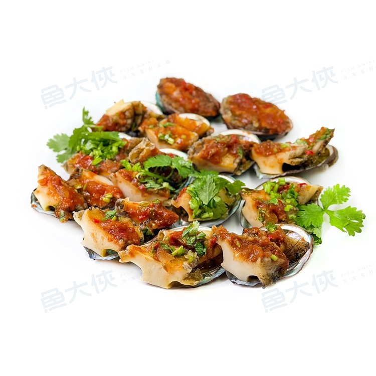 熟凍-帶殼盤鮑魚(20~24顆/淨550g/包)-1H4A【魚大俠】BC075-細節圖3